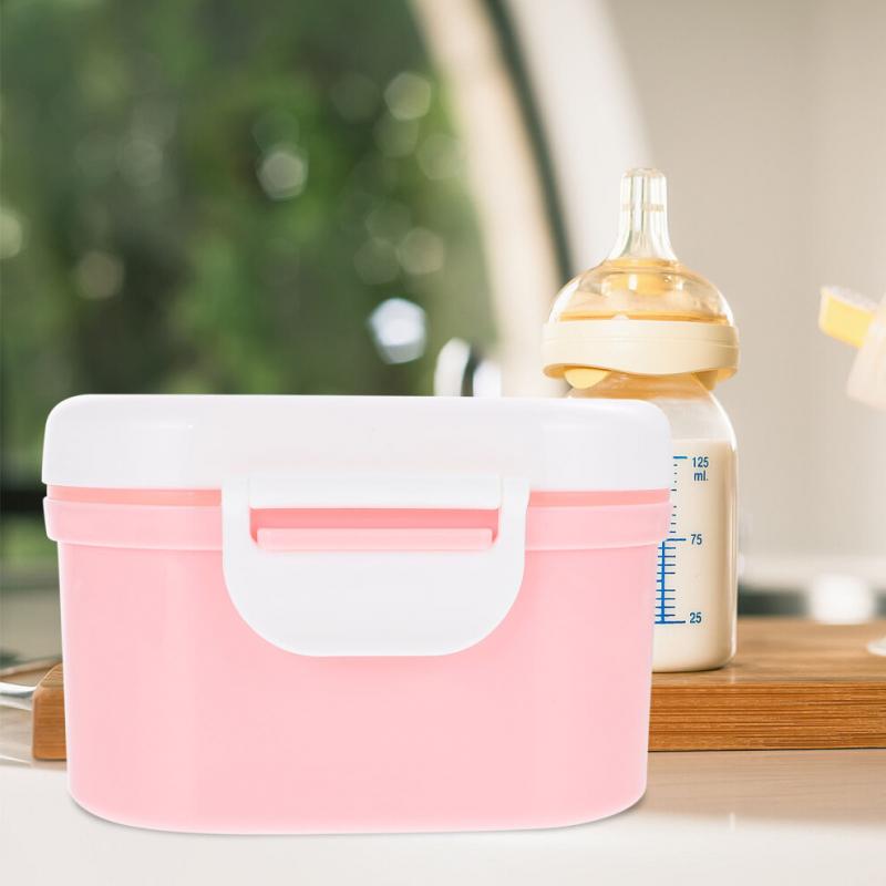 Milk Powder Travel Container Pink Pp 1pcs
