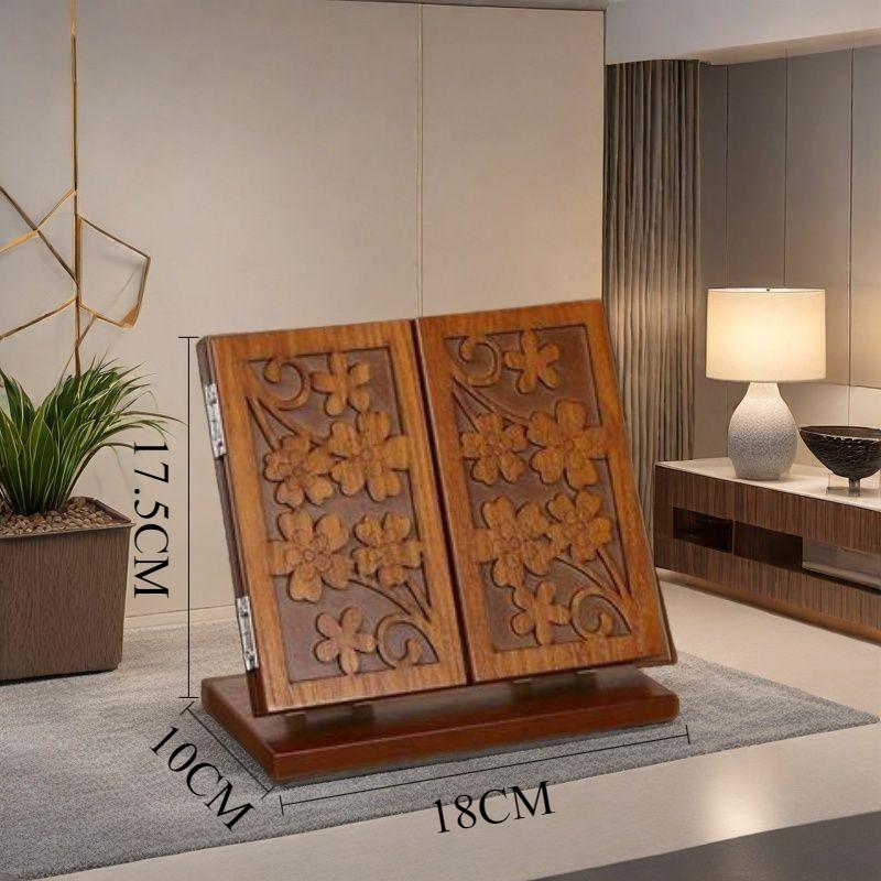 

Wood Folding Mirror Modern Art Elegant Mirrors Luxury Aesthetic Decorative Mirrors Home Room Bathroom Table Decoration Mirror