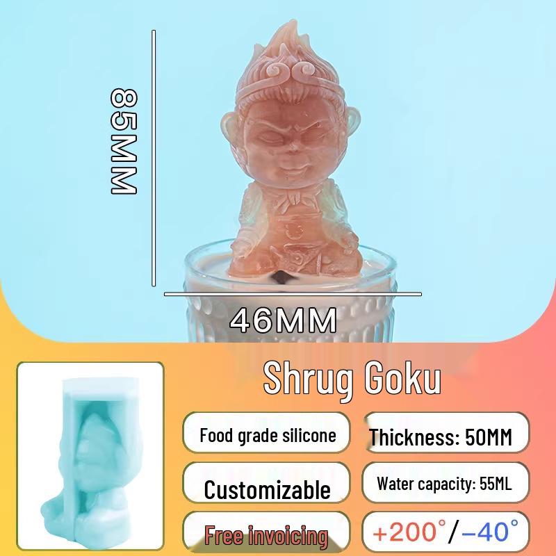 Crocodile-Shaped Silicone Ice Cube Tray for Whiskey – Large, Food-Grade, Cartoon Design