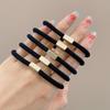 High Elasticity Hair Tie: Versatile Rubber Band Scrunchie for Women & Girls 2025