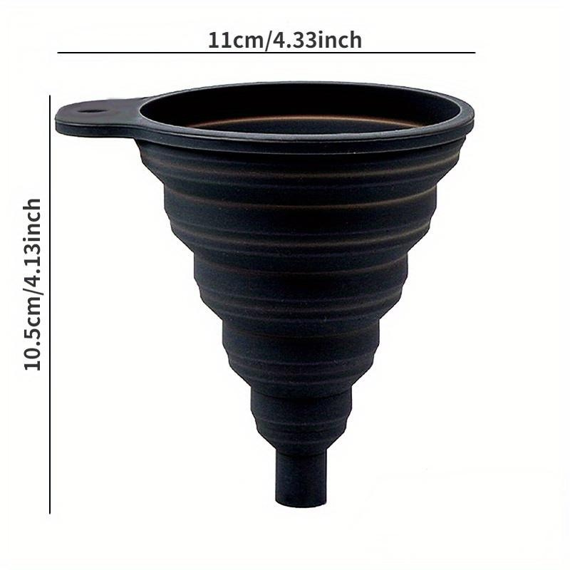 Motorcycle Engine Oil Funnel Car Universal Silicone Liquid Funnel Foldable Portable Oil Change Telescopic LongNeck Liquid Funnel