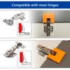 Door Hinge and Door Latches Installation Kit Door Hinge Mortiser Template Door Latches for Accurate Chiseling Scoring