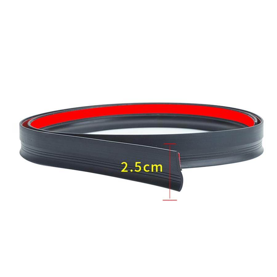 Suv Mpv Trunk Seal Strip 2 Meters Rubber Black White For Hatchback Tail Box Cover Gap Waterproof And Dustproof
