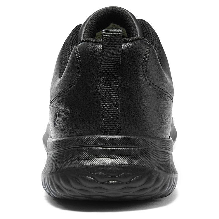 Skechers Delson 1.0 Business Comfortable Round Toe Lace-Up Soft Sole Wear-Resistant Low-Top Casual Shoes Men S All Black 210835-BBK