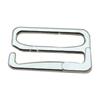 10Pcs Bra Hooks Electroplating Process Strong Material Durable Sturdy Two Holes
