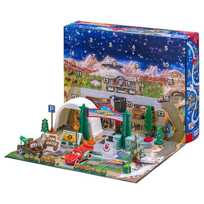 Takara Tomy Disney Cars Tomica Cars Tomica Adventskalender 2024 Miniaturauto Spielzeug für Kinder ab 3 Jahren
