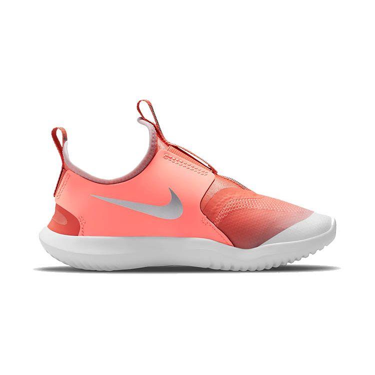 Nike Flex Runner PS Crimson Bliss Metallic Platinum Kids Sneakers Orange Light-Violet Photon-Dust AT4663-608