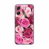 For Motorola Moto G06 4G Case Hot Flowers Painted Soft Black Silicone Phone Cases Bumper For Motorola Moto G06 4G Protect Cover