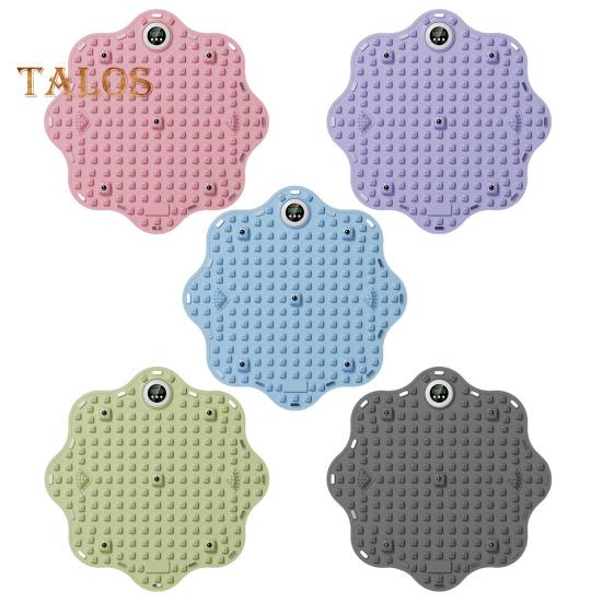 Foot Massager Mat with Timer Feet Pain Relief Muscle Relaxation Foot Reflexology Pad Anti-slip Portable Acupressure Pad Portable Stone Walking