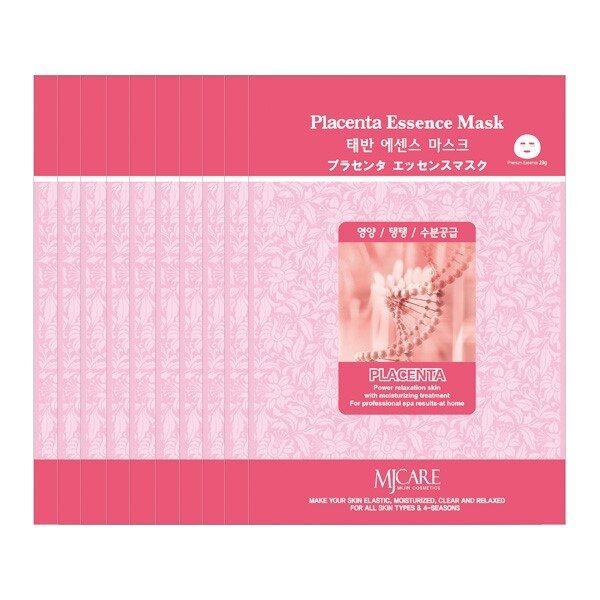 [100 sheets] Placenta Skin Vitality Moisture Essence Mask Sheet Pack (6514325A)