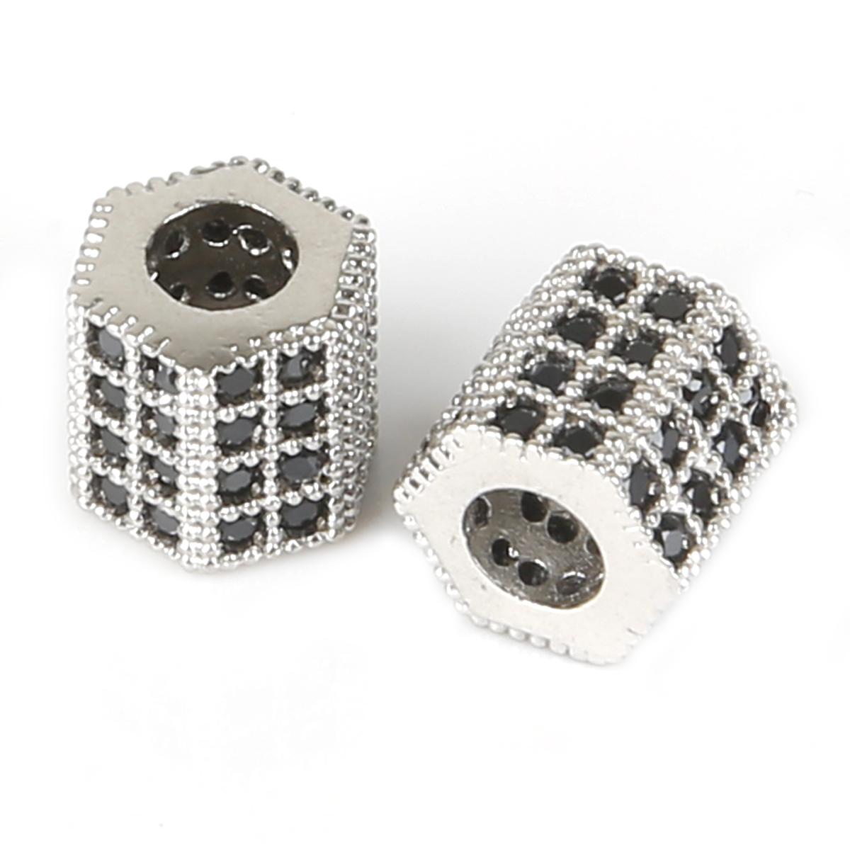 

2 шт., металлические геометрические свободные бусины, подвески для изготовления ювелирных изделий, аксессуары для браслетов