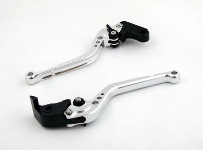 Bruce & Shark Motorcycle Long Clutch Brake Lever for Kawasaki NINJA Ninja 250R 300R 400 Silver