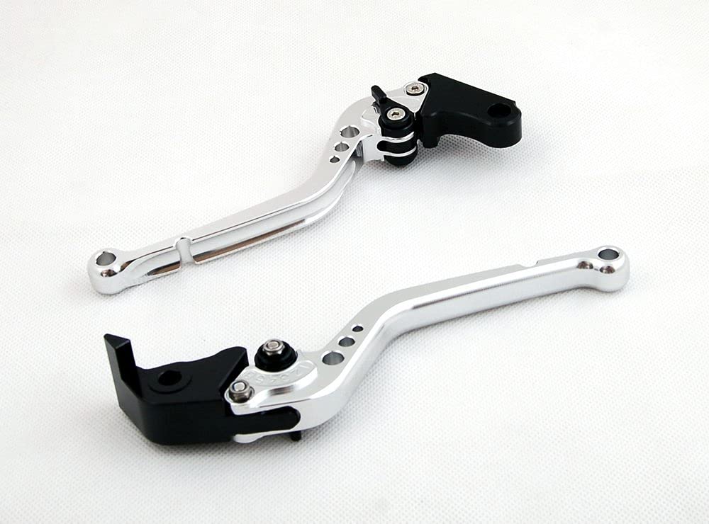 Bruce & Shark Motorcycle Long Clutch Brake Lever for Kawasaki NINJA Ninja 250R 300R 400 Silver