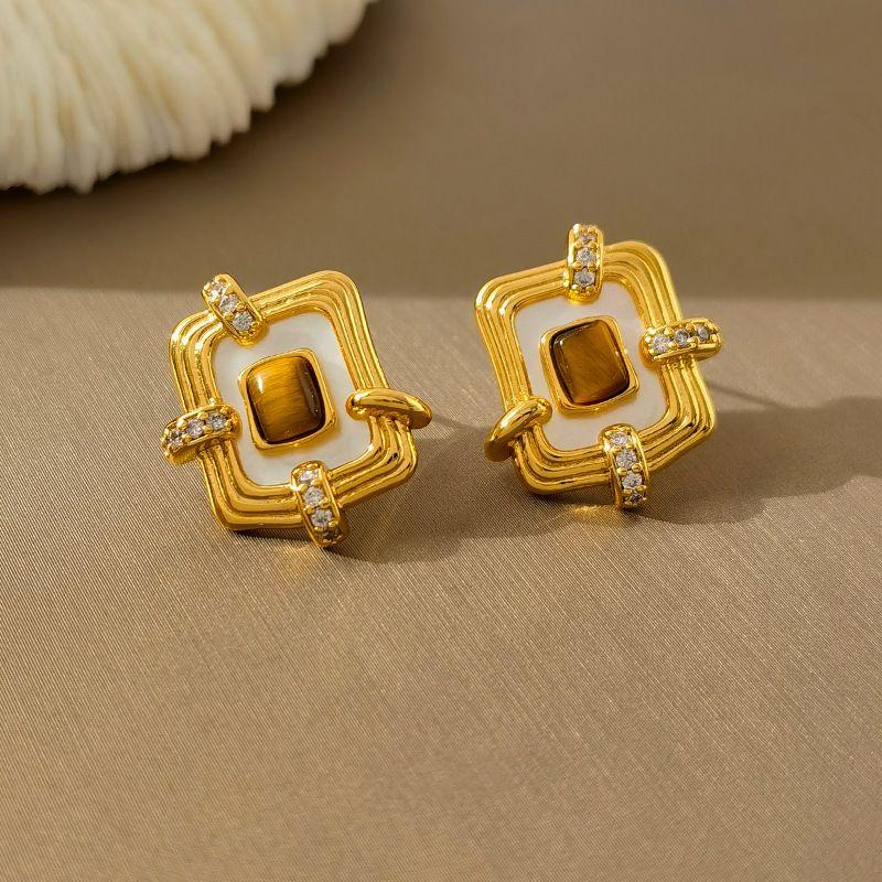 Welfare Fancy Accessible Luxury Spring/Summer New Arrival Earrings Necklace Fashion Elegant Vintage Earrings Trendy Niche Accessories