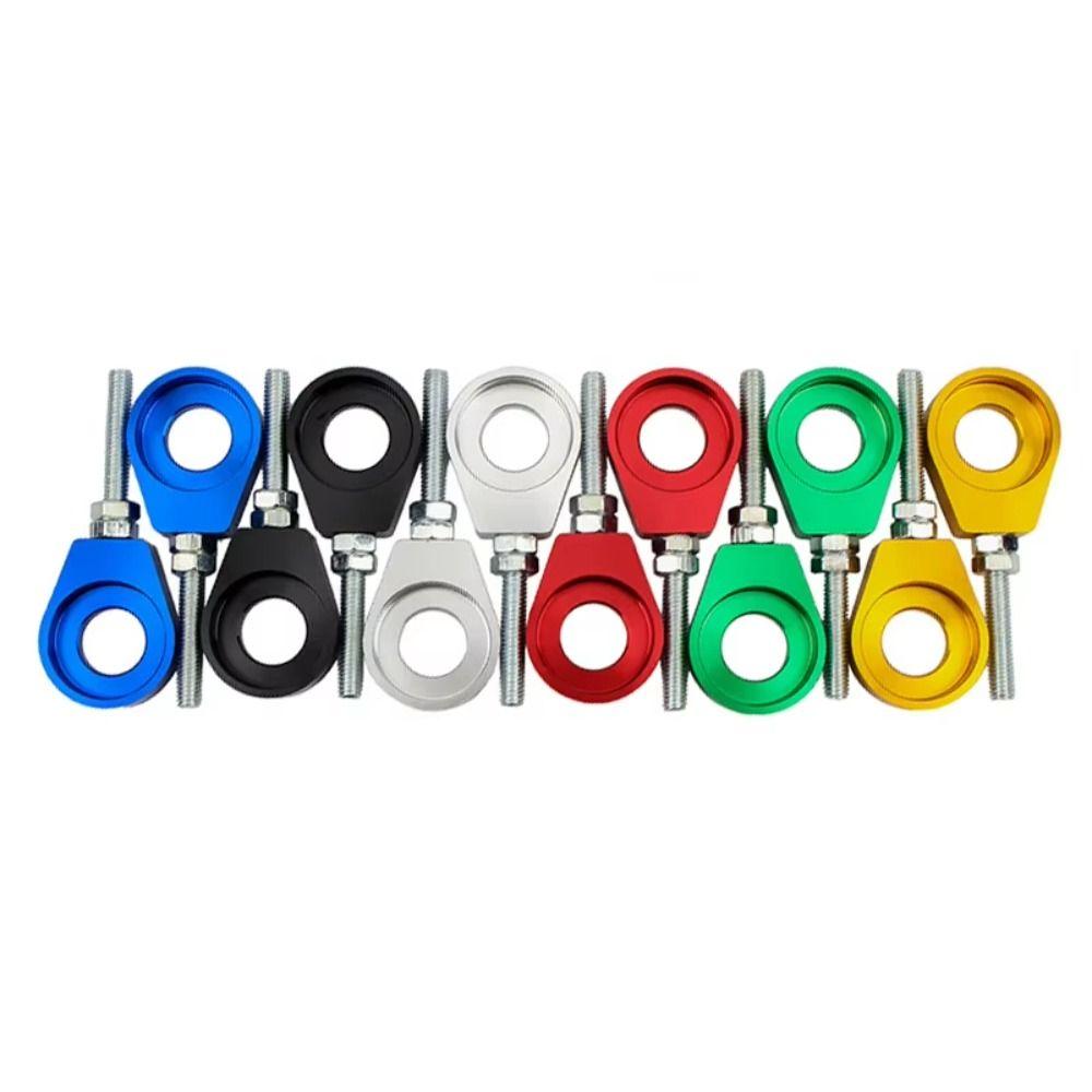 2pcs Heavy Duty Motorcycle Modification Parts 12mm Chain Tensioner Adjuster Motorcycle Scooter