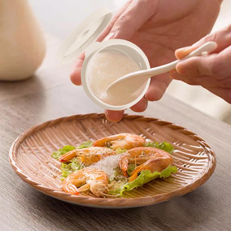 6Pcs 46Ml Mini Condiment Squeeze Bottles Honey/Ketchup/Soy Sauce/Salad Dressing Dispensers Lunch Box Flavorin Containers Jars