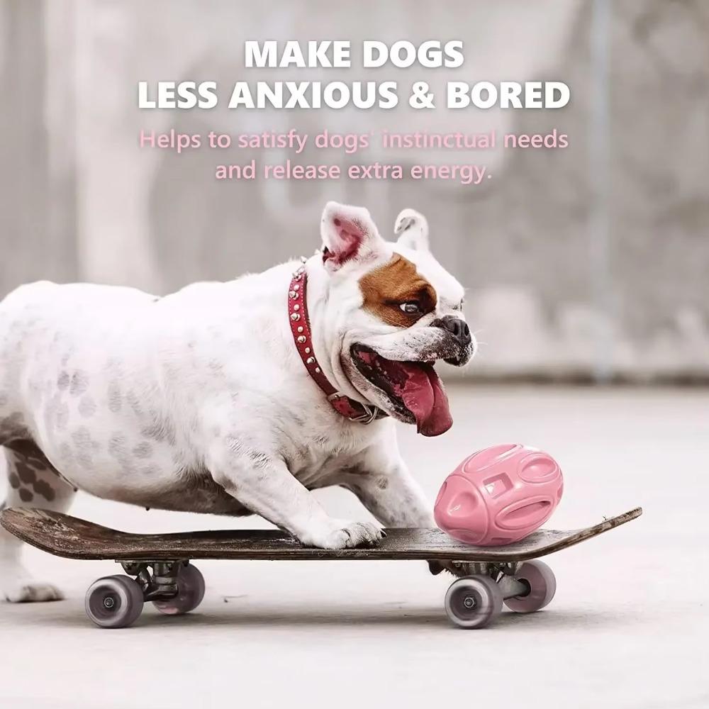 Rugby Ball Shape Dog Squeaky Toy Wear-resistant Sound Dog Toys for Medium And Large Dogs