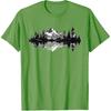 Mountain Landscape Reflection Forest Trees Outdoor Wildlife T-Shirt
