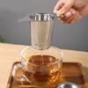 Easy To Clean Tea Strainers with Lid and Convenient Handle Fine Tea Infuser  Tea Strainers for Teapots and Cups