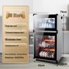 Compact Vertical Dish Drying Cabinet for Tableware and Utensils