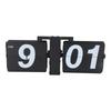 Flip Clock PVC Stainless Steel Battery Powered Retro Mechanical Digital Automatic Flip Down Desk Clock for Living Room