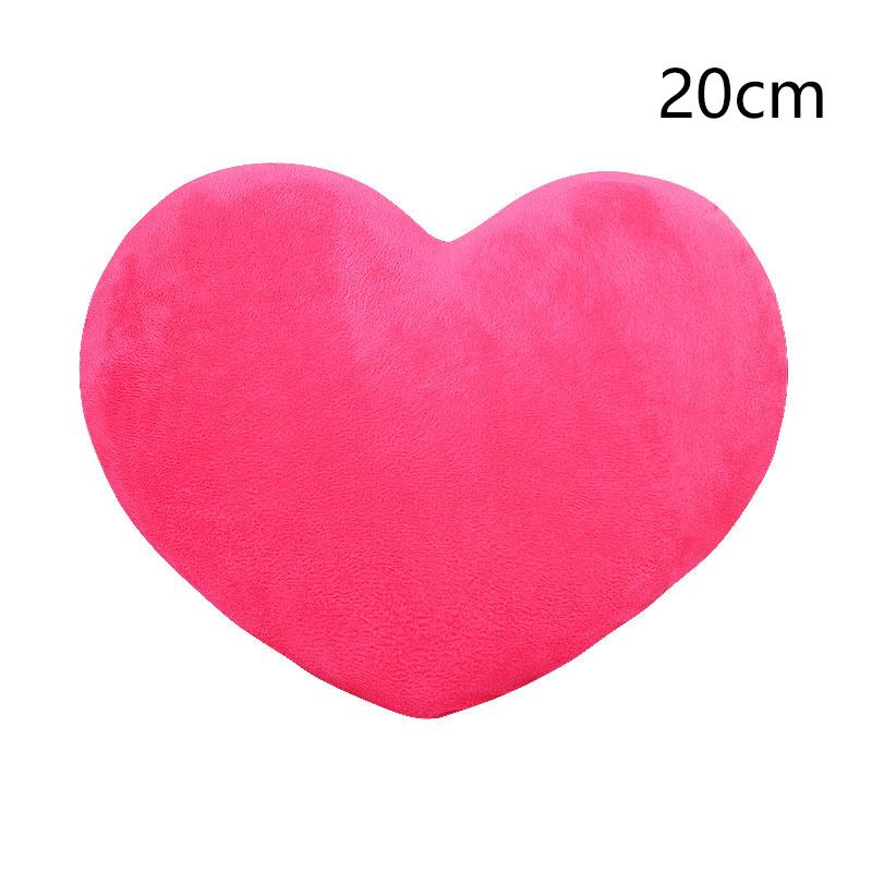 20/30Cm Heart Plush Toys Soft Cute Fuzzy Throw Pillow Toy Lovely Gift For Birthday Valentines Day Soft Stuffed Pillow
