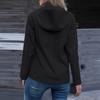 Women's Softshell Jacket Zip Up Adjustable Cuffs Windbreaker Waterproof Hooded Jacket Outdoor Hiking Outfits