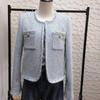 2023 Damen Französischer Chic Woll-Tweed Kurzmantel - Eleganter Herbst-/Winterstil