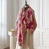 Luxury Brand Women's Cashmere Pashmina Shawl Soft Thick Warm Winter Wrap Scarf Female Bandana Style Blanket Bufanda