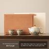 Silver-Plated Dunhuang Retro Gongfu Tea Set - Exquisite Ceramic Brewing & Drinking Utensils in Gift Box