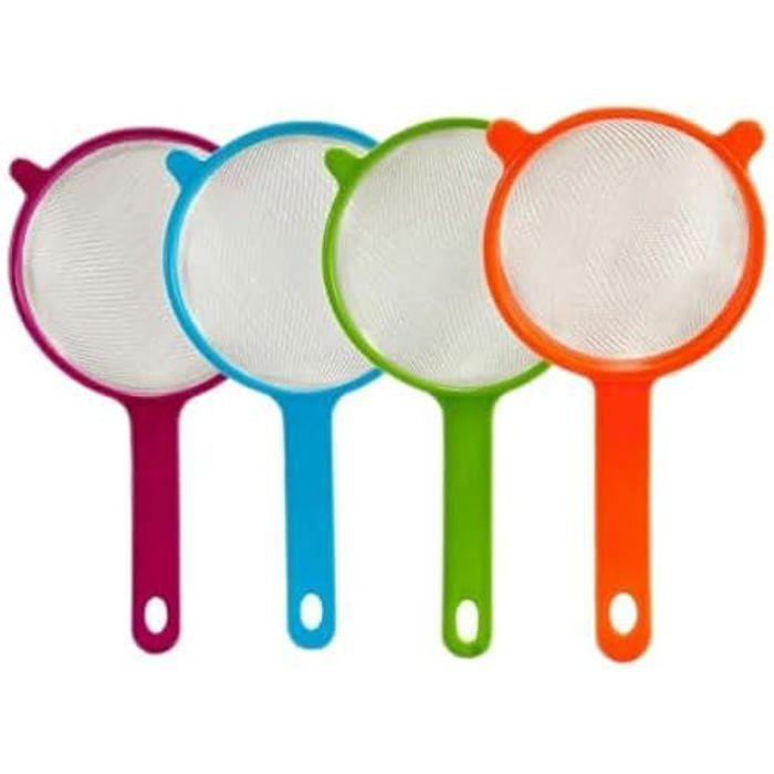 Tamis - Ø 16 Cm - Lot De 12 - Plastique - Idéal Pour Filtrer Aliments Et Liquides