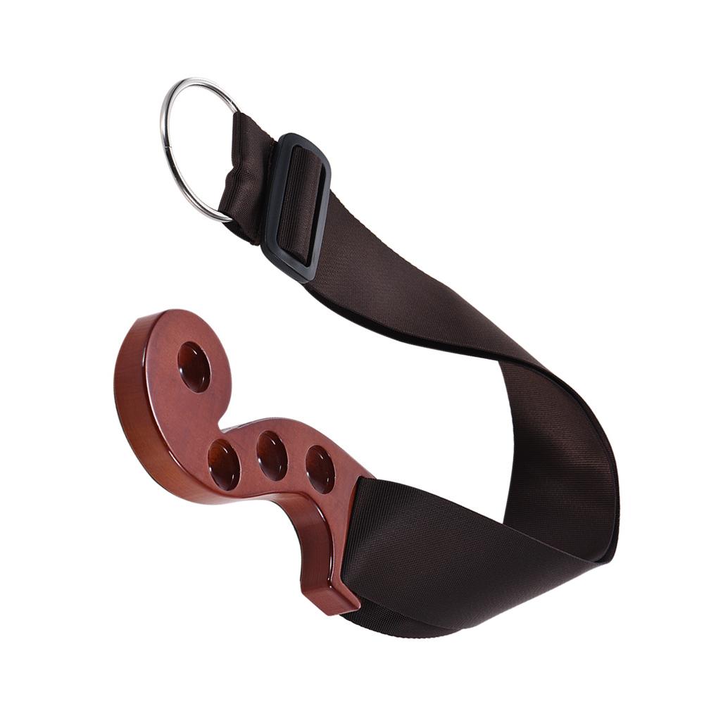 Wood Cello Endpin Non-slip Stop Holder Rest   Protector Pad Red Wood Color