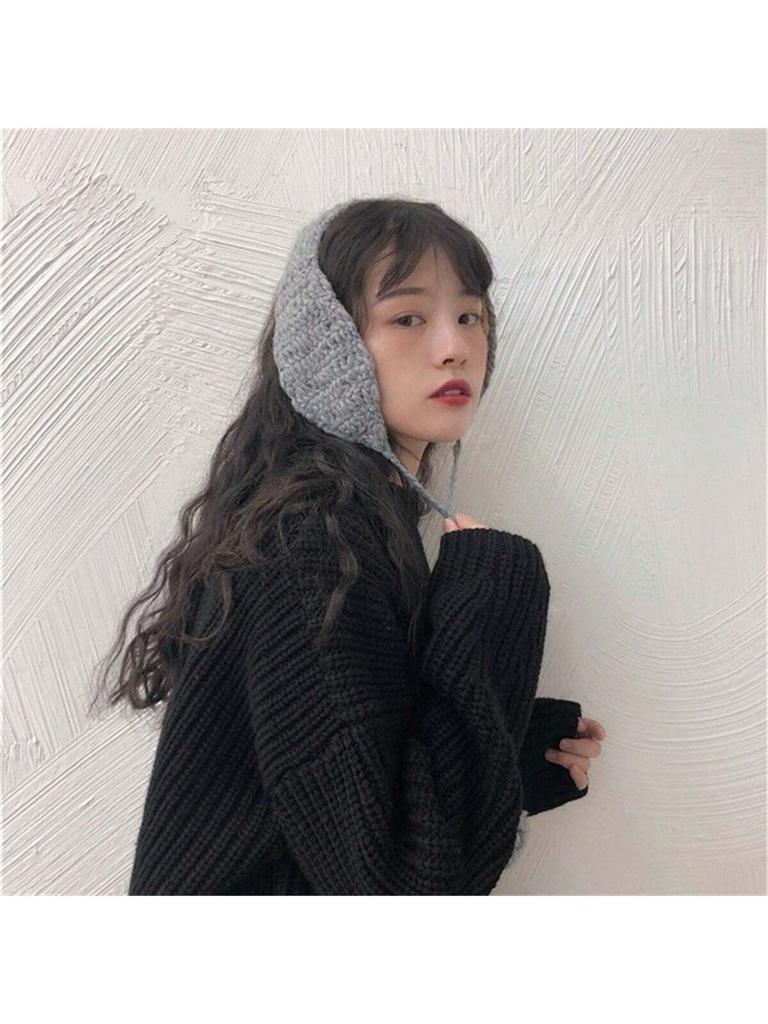 A Pair of Earmuffs to Keep Warm in Winter, Korean Style, Cute Student Kpop Style Earmuffs, Winter Ear Protection, Plush Earmuffs,