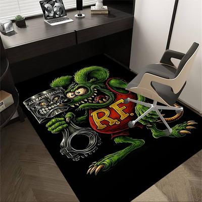 1 stuks Rat Fink Tapijt, Kantoortapijt Buitentapijt Huisdecoratie Vloerkleed Festival