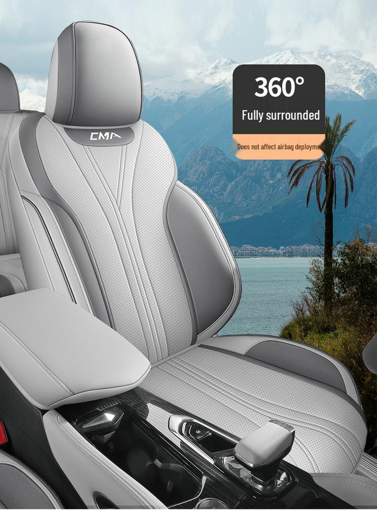 Perforated Leather Car Seat Cushion for 24 Xingyue L Models - Four Seasons Cover