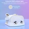 Charging Dock for Meta Quest 3S VR Charging Station with RGB Light Charging Stand Headset Display Stand and Controller Mount