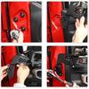 JeCar Front Door Cup Holder Fit For 2018-2024 2025 Up Jeep Wrangler JL JLU Gladiator JT (Passenger Side)