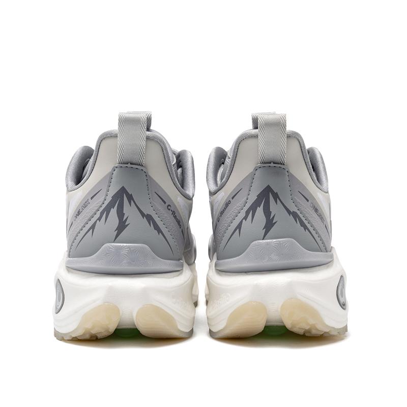 ONEMIX Autumn Winter Leather Walking Shoes Men Non-slip Wear-Resistant Hiking Shoes Soft Elastic Shock Absorbing Running shoes