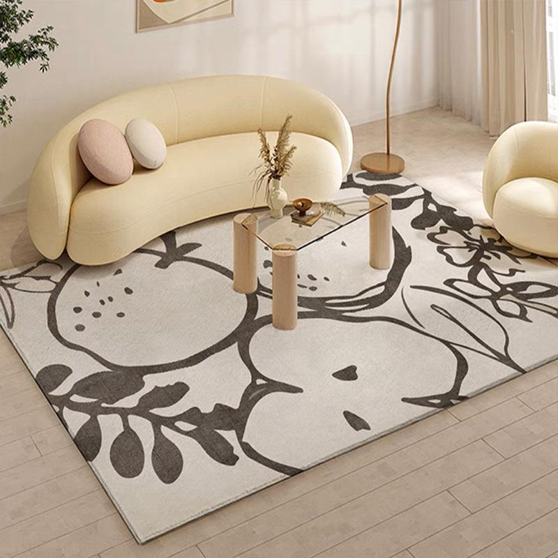 1PC Living Room Ins Style Crystal Velvet Coffee Table Blanket Room Bedroom Non-Slip Bed Blanket Sofa Floor Mat Home Decor