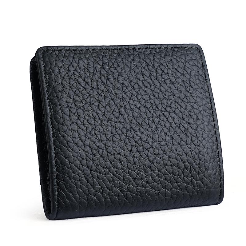 Mini Leather Small Change Wallet Top-layer Cowhide Ultra-thin Coin Storage Bag Japanese Purse