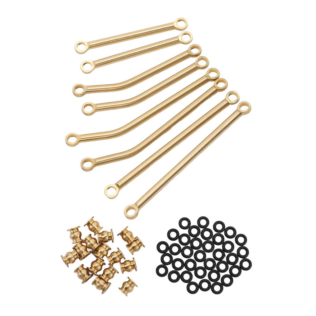High Clearance Link Set Copper Wear Resistant Rc Car Tie Rod Set Upgrade Parts for Rc Crawler