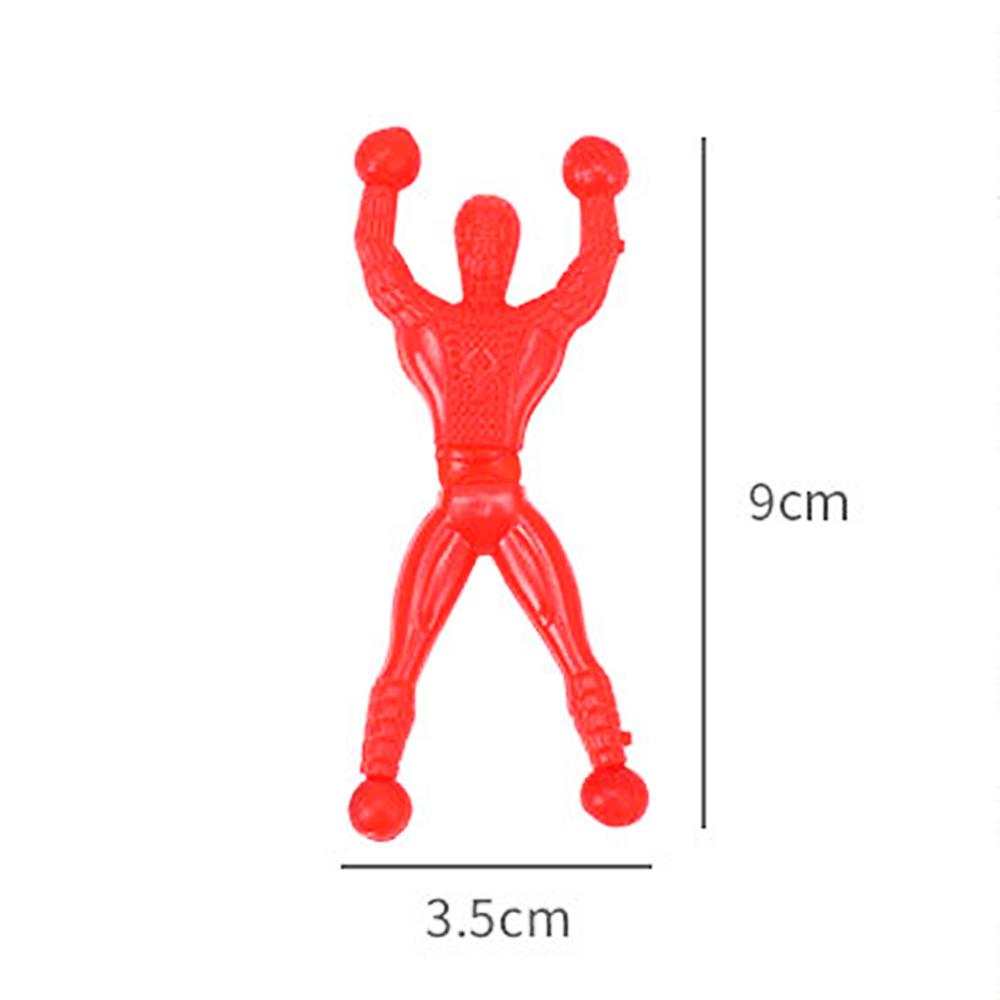 20Pcs Novelty Sticky Wall Climbing Climber Men Kids Boy Birthday Party Favors Supplies Pinata Fillers Treat Bag Goody3 Bag Gifts