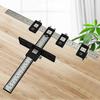 Cabinet Hardware Jig Adjustable Punch Locator Drill Guide Sleeve Woodworking Drilling Dowelling Tool For Door Handles