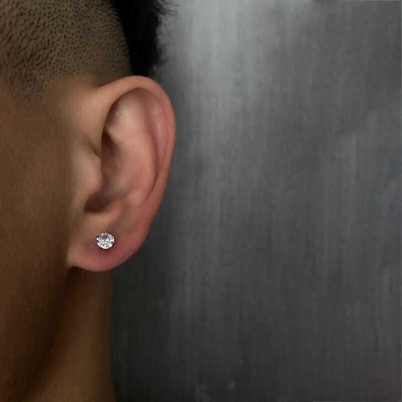 Stylish Titanium Steel Earrings: Cool, Non-Fading, and Perfect for Men and Women.