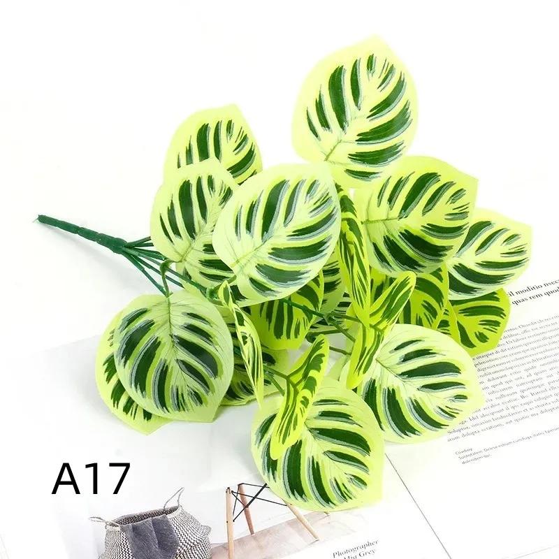 Artificial Plant Desktop Decoration Fake Green Plant Accessories Plastic Flowers Outdoor Decoration Wedding Venue Layout