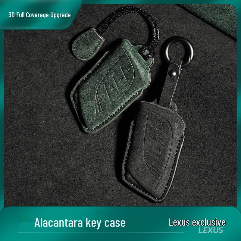 Compatible Lexus Key Case for ES200, RX300, ES300h, NX200, UX, LS - Suede Cover