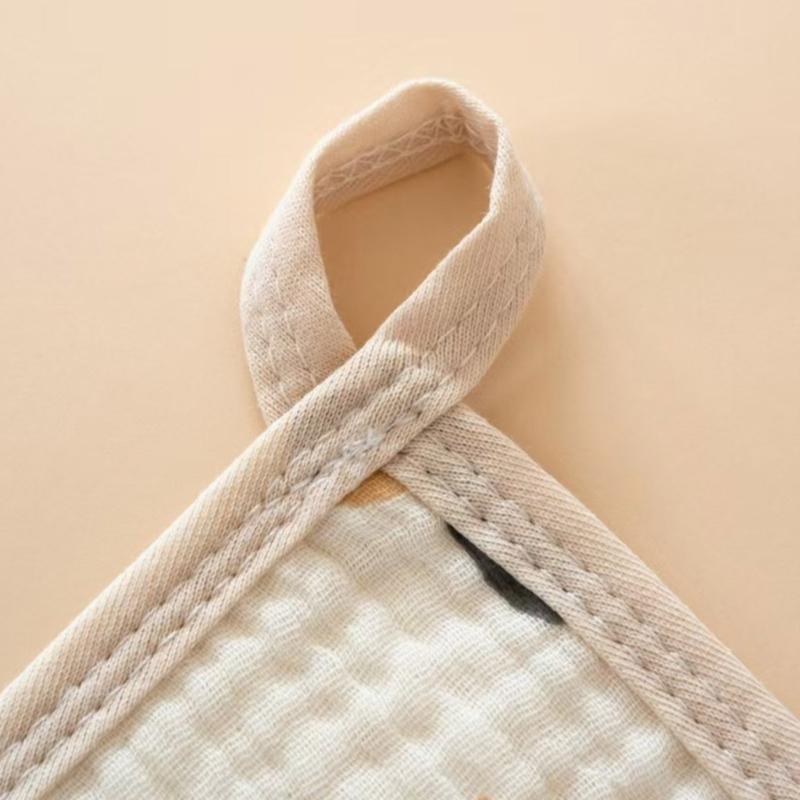 Cotton Drooling Bib Mouth Cloth For Baby Gentle On Skin Machine Washable Saliva Towel Newborns Feeding Accessories