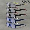 5PCS New Anti Blue Light Reading Glasses for Men Women Sports Leisure Fashion Retro Reading Glasses