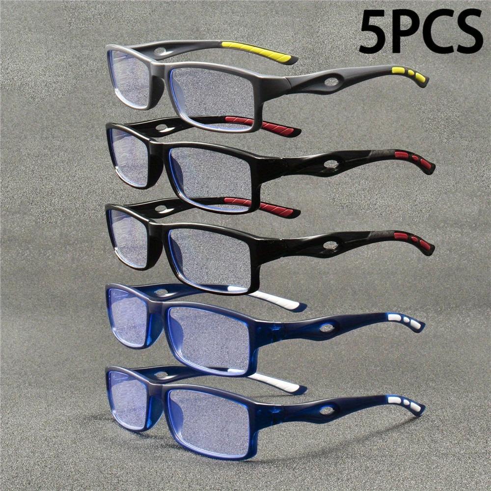 5PCS New Anti Blue Light Reading Glasses for Men Women Sports Leisure Fashion Retro Reading Glasses