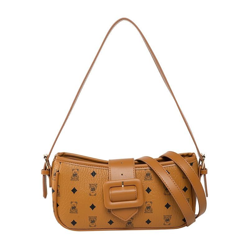 High-end printed women's bags, new trendy niche fashion armpit bags, high-end versatile shoulder messenger bags